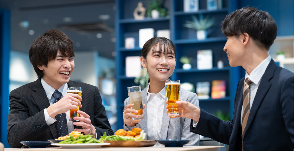 夕食＆ドリンク付き